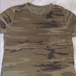 Camo T Shirt with pocket